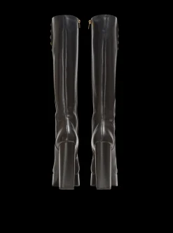 Brune Leather Boots-Balmain New
