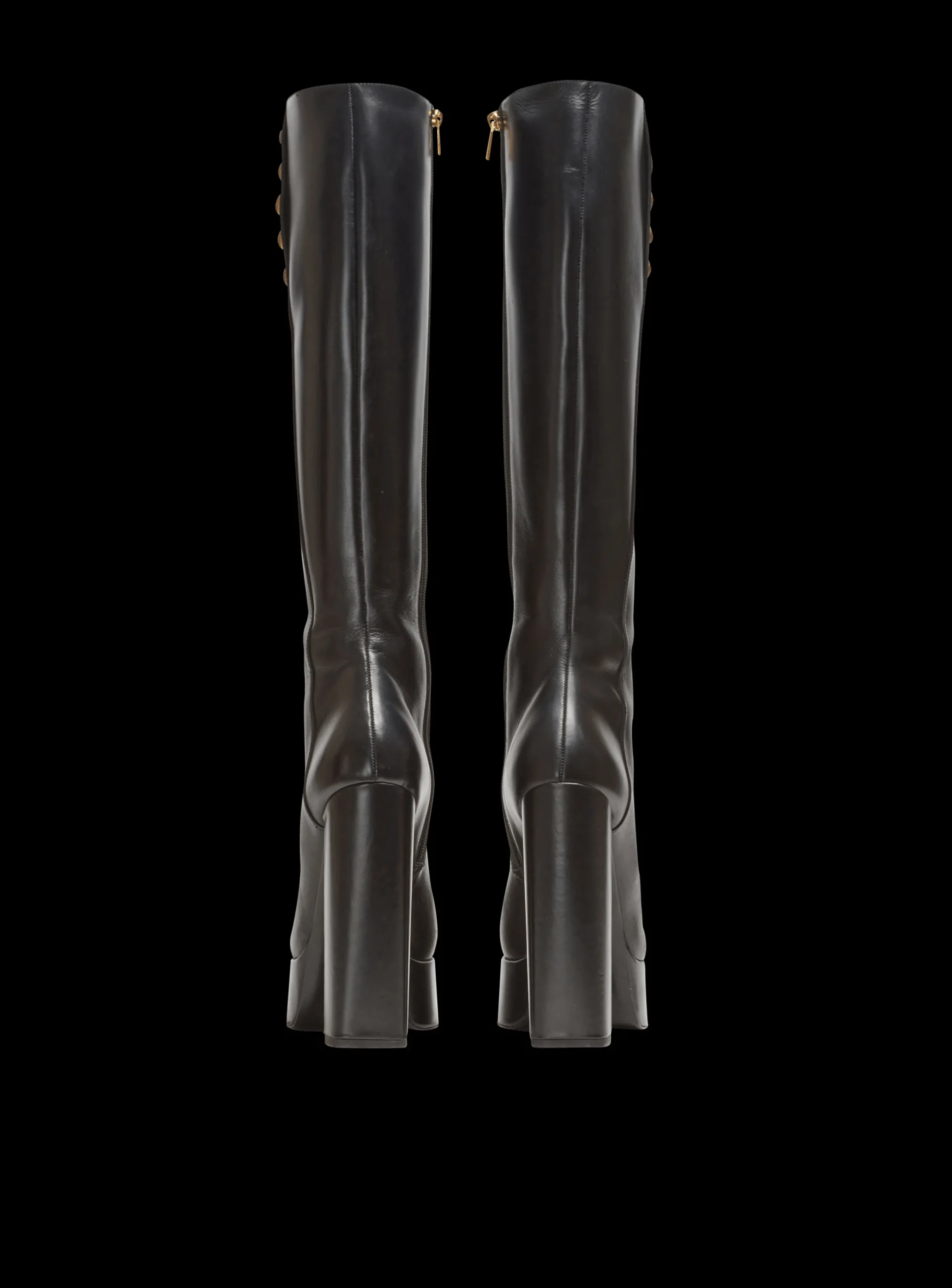 Brune Leather Boots-Balmain New