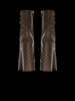 Brune Mini Monogram Boots-Balmain Outlet