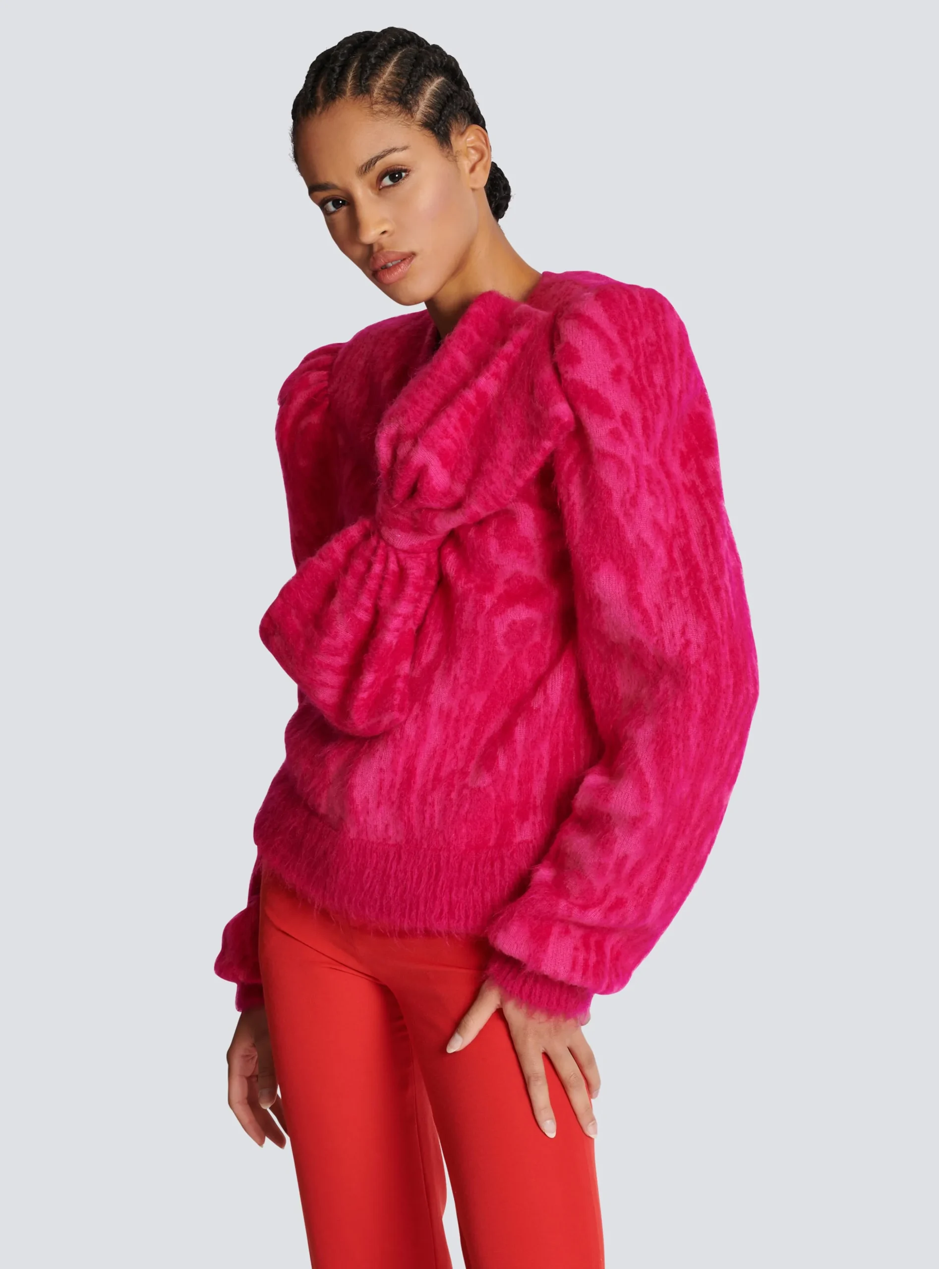 Brushed Mohair Jumper-Balmain Flash Sale