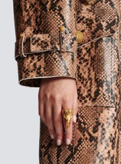 Buffalo Skull Ring-Balmain Store