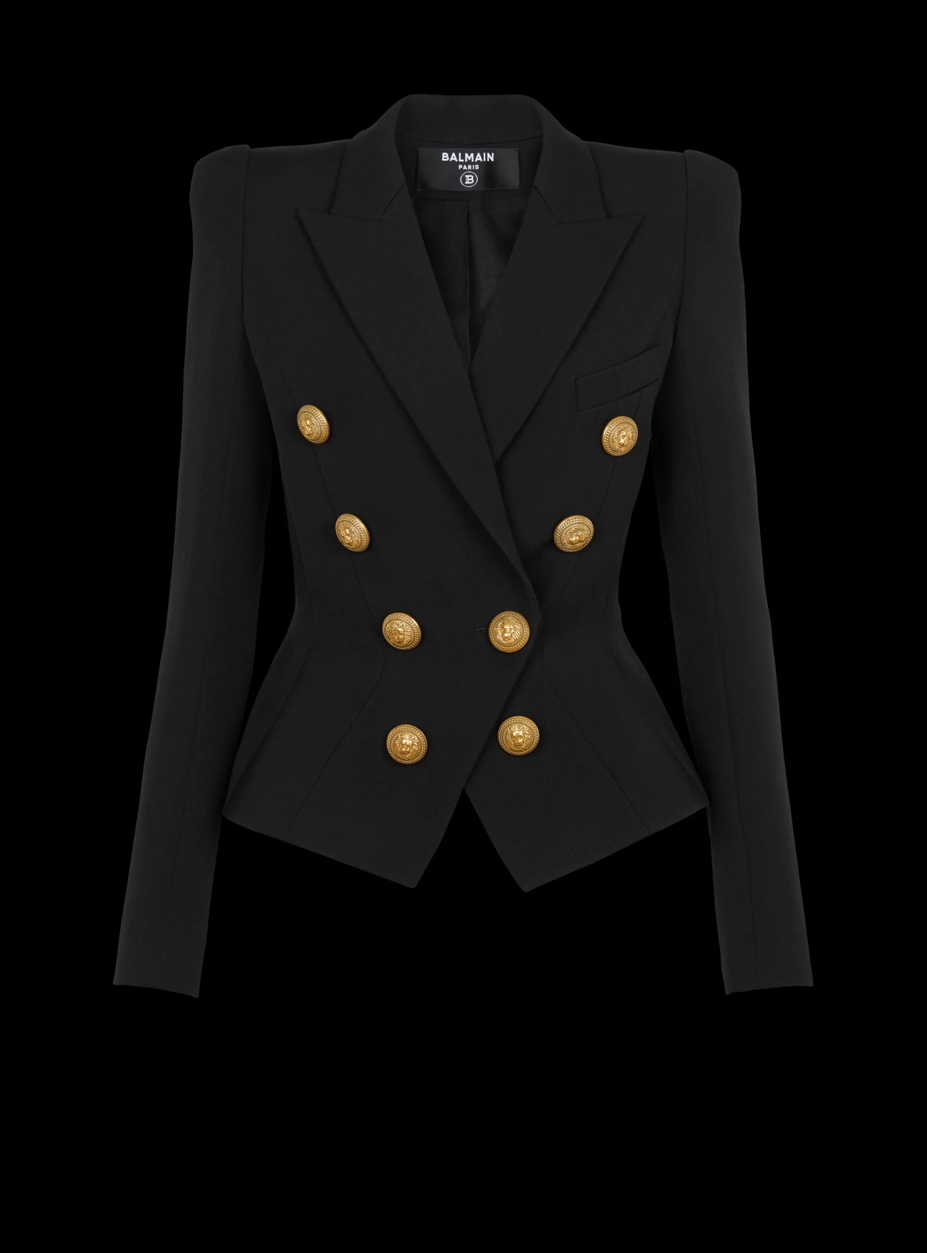 8-button Cinched-waist Jacket-Balmain Hot