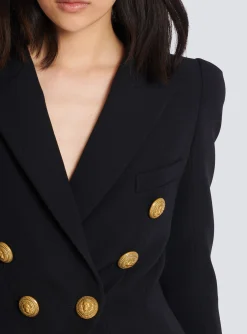8-button Cinched-waist Jacket-Balmain Hot