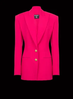2-button Cinched-waist Jacket-Balmain Sale