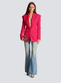 2-button Cinched-waist Jacket-Balmain Sale