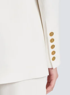2-button Crepe Jacket-Balmain Store
