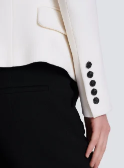 8-button Double Crepe Jacket-Balmain Outlet