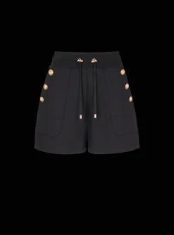 6-button Knit Shorts-Balmain Flash Sale