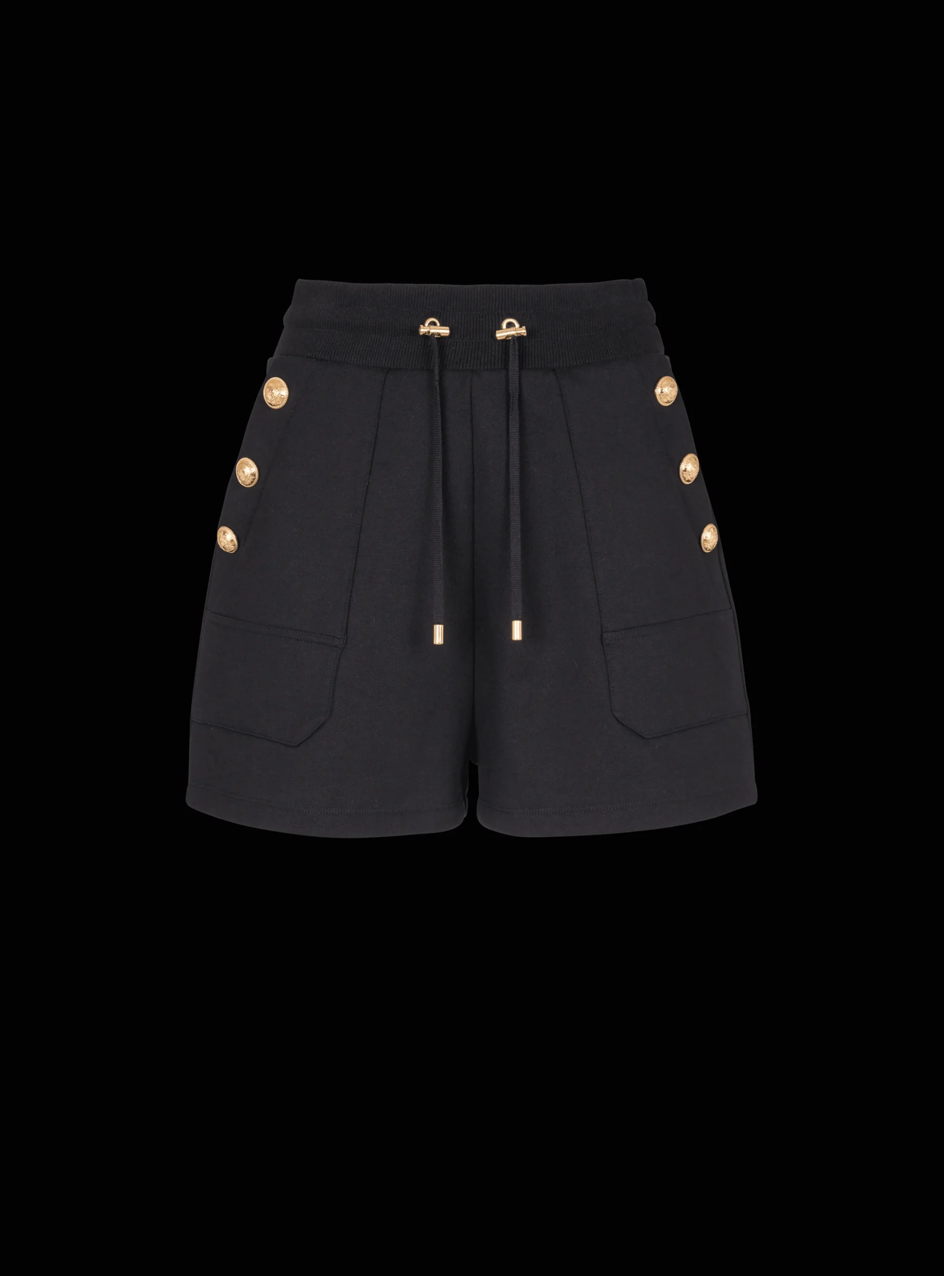 6-button Knit Shorts-Balmain Flash Sale