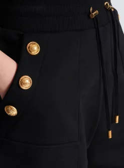 6-button Knit Shorts-Balmain Flash Sale