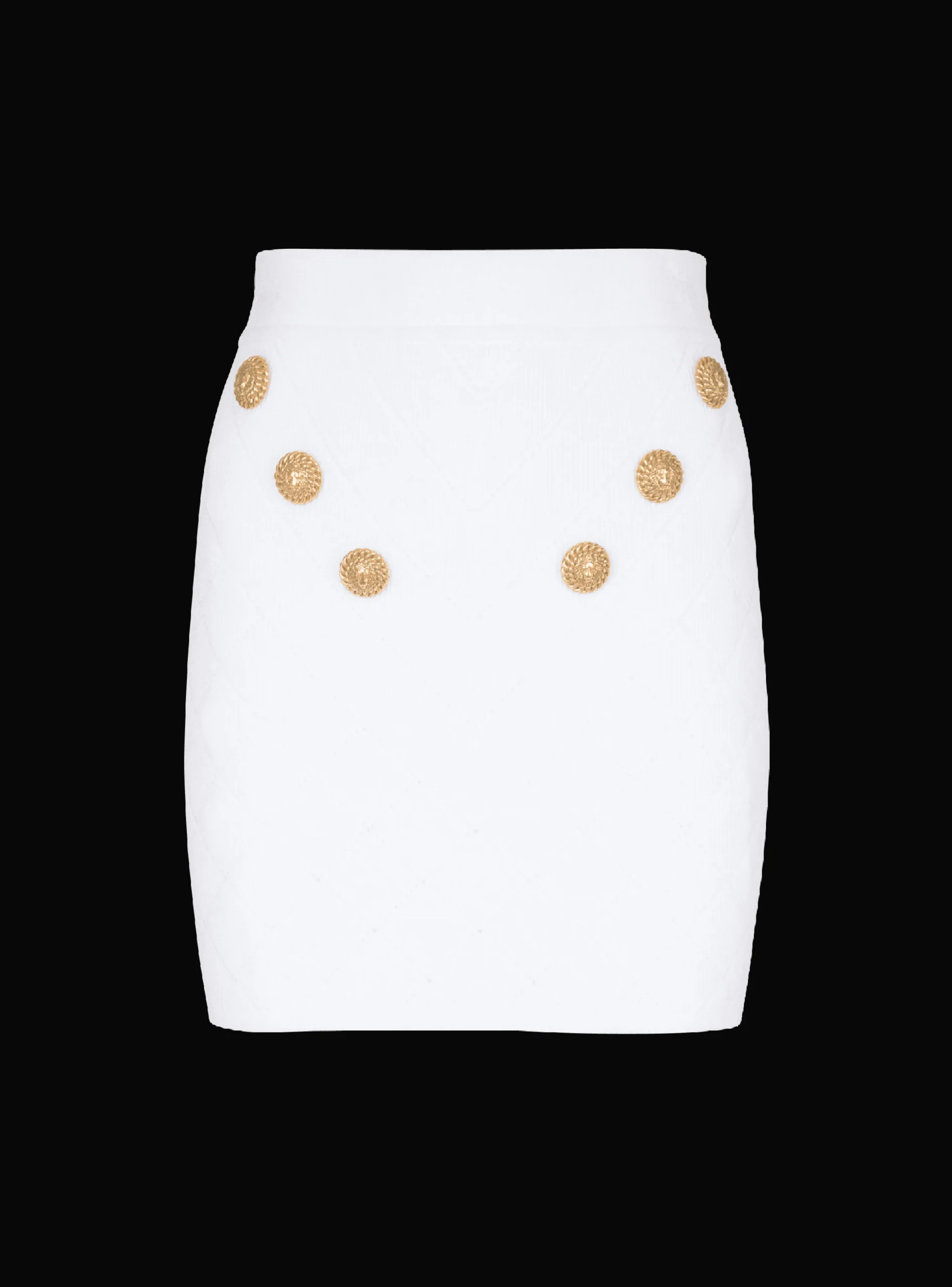 6-button Knit Skirt-Balmain Fashion