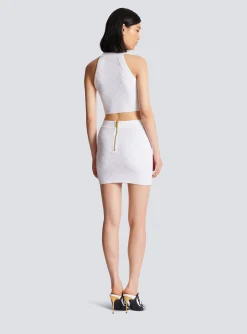 6-button Knit Skirt-Balmain Fashion