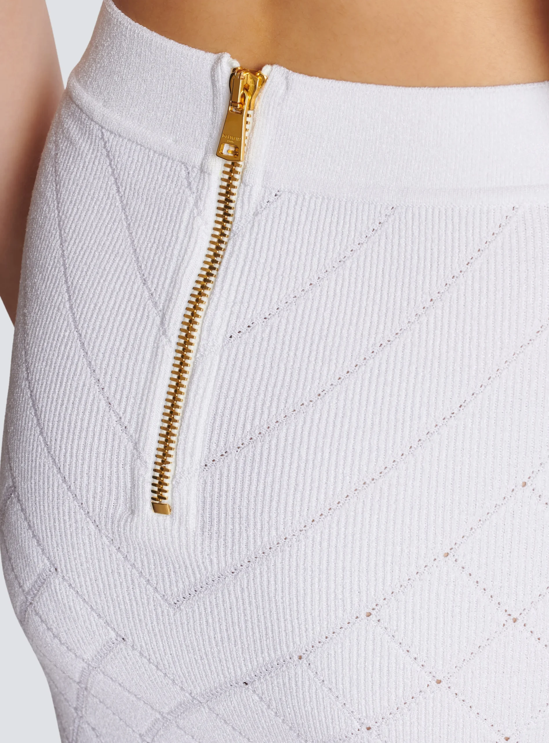 6-button Knit Skirt-Balmain Fashion