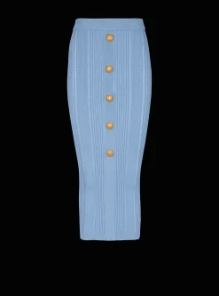 5-button Knit Skirt-Balmain Best Sale
