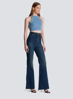 6-button Knit Tank Top-Balmain Best