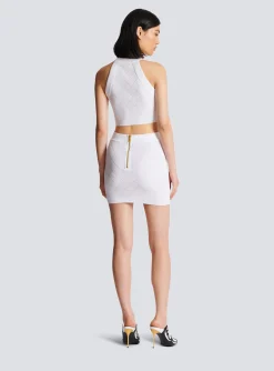 6-button Knit Tank Top-Balmain Discount