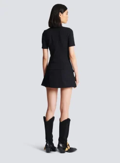 6-button Knit T-shirt-Balmain New