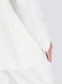 6-button Monogram Satin Jacket-Balmain Online