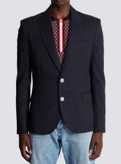 2-button Wool Jacket-Balmain Store