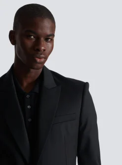 2-button Wool Jacket-Balmain Cheap
