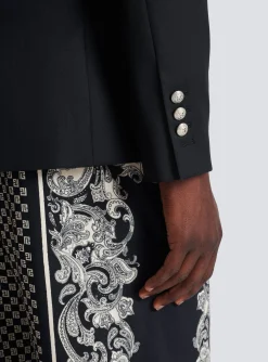 2-button Wool Jacket-Balmain Cheap