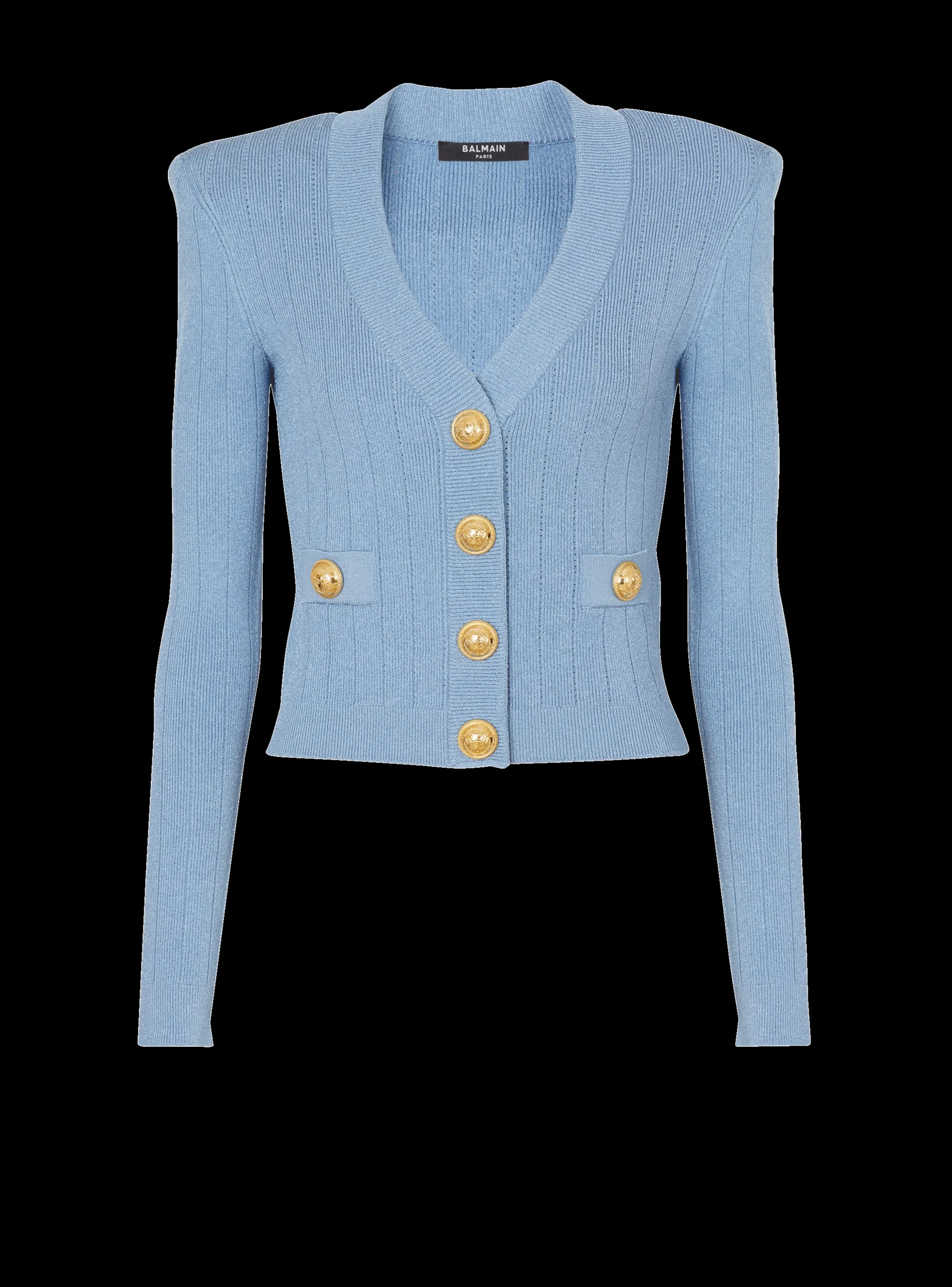 Buttoned Knit Cardigan-Balmain Hot
