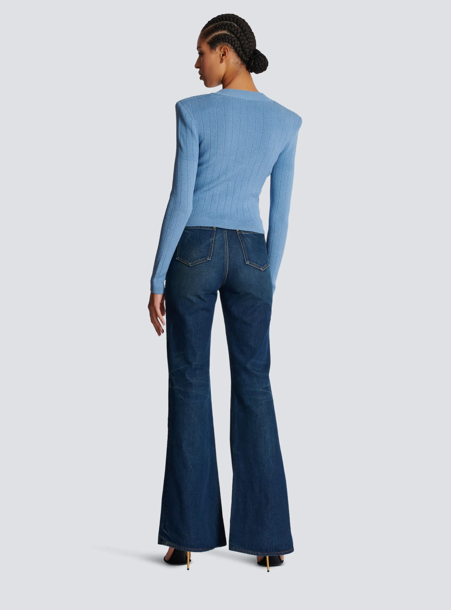 Buttoned Knit Cardigan-Balmain Hot