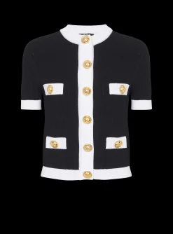 Buttoned Knit Cardigan-Balmain Shop