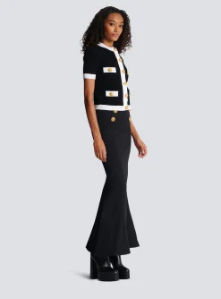 Buttoned Knit Cardigan-Balmain Shop
