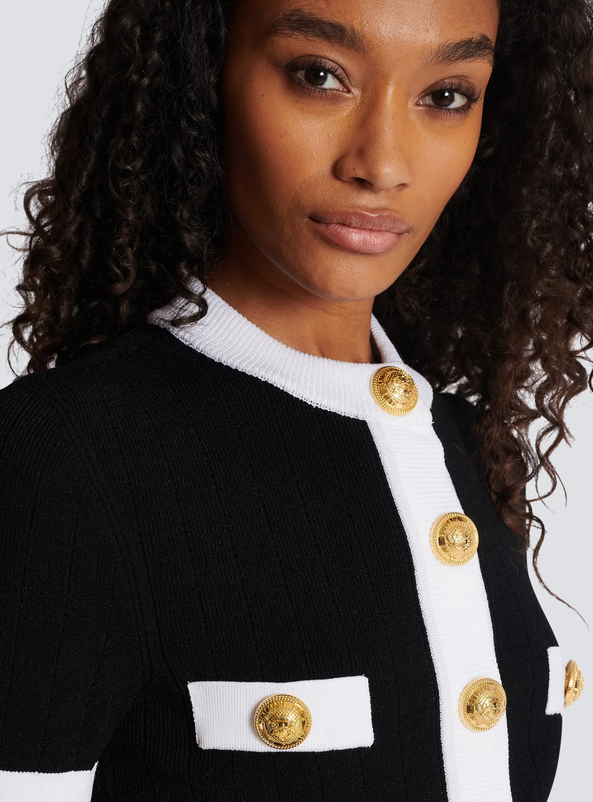 Buttoned Knit Cardigan-Balmain Shop