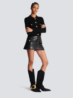 Buttoned Knit Cardigan-Balmain Flash Sale