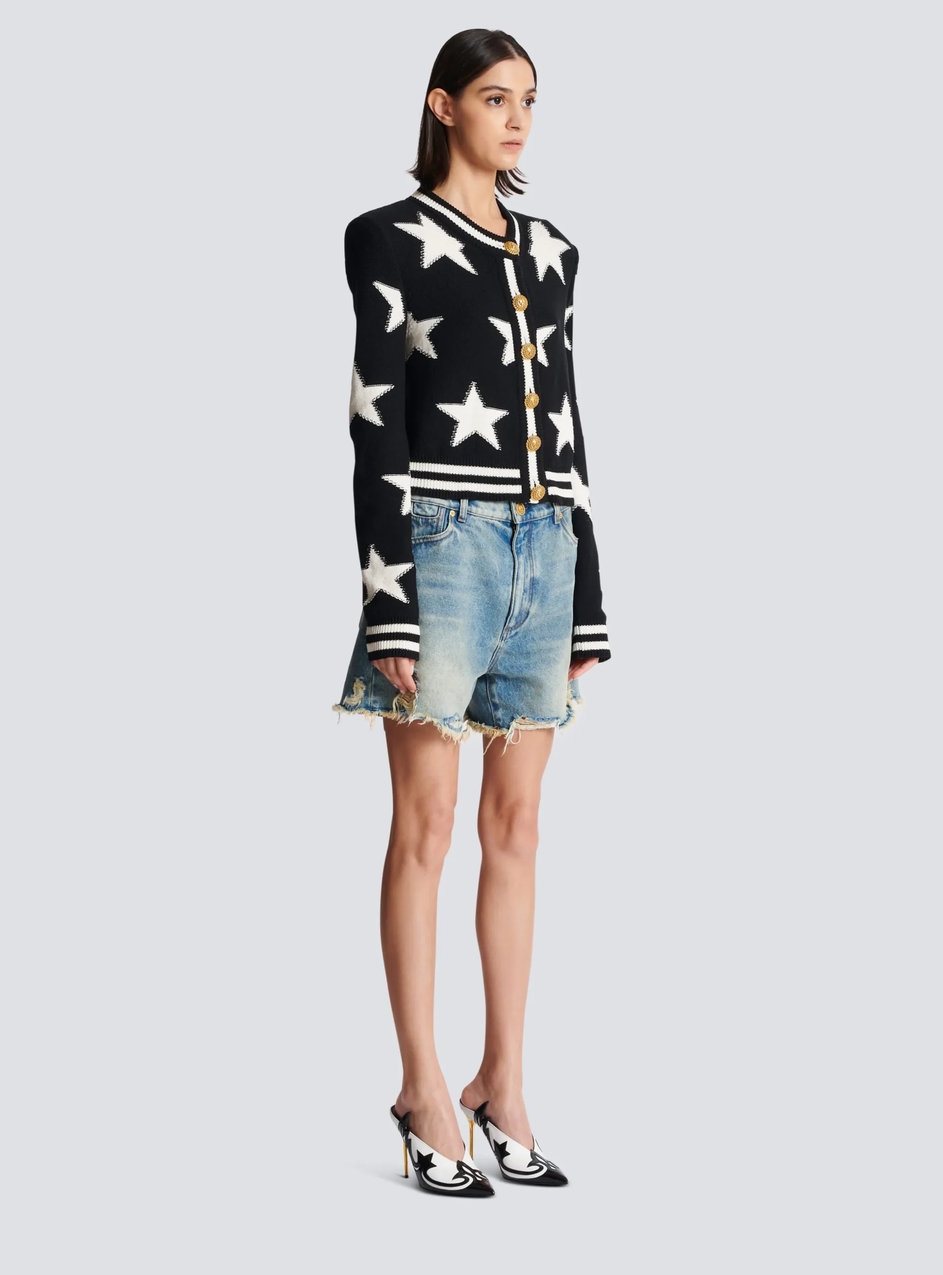 Buttoned Knit Cardigan-Balmain Best