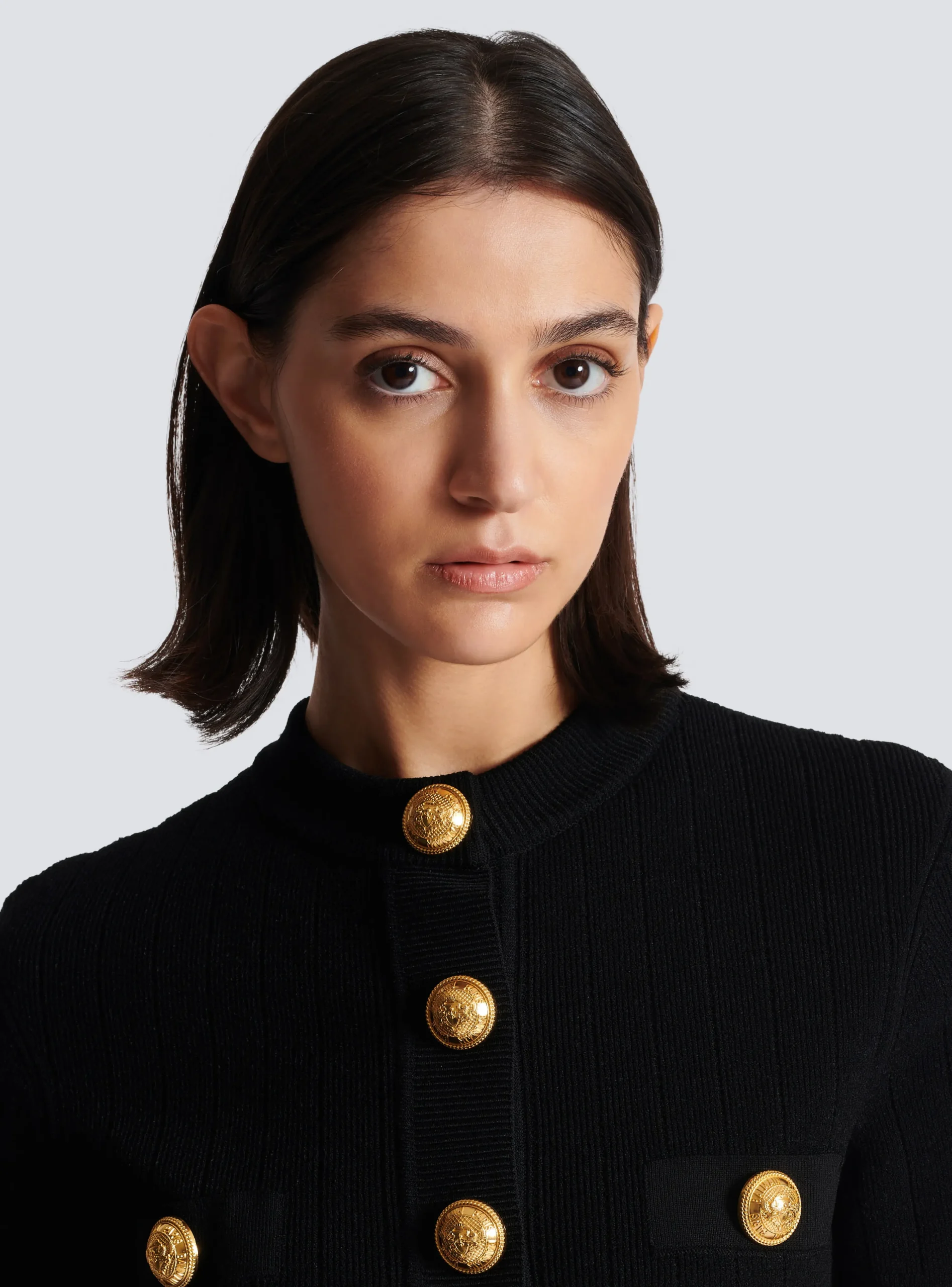 Buttoned Knit Cardigan-Balmain Clearance
