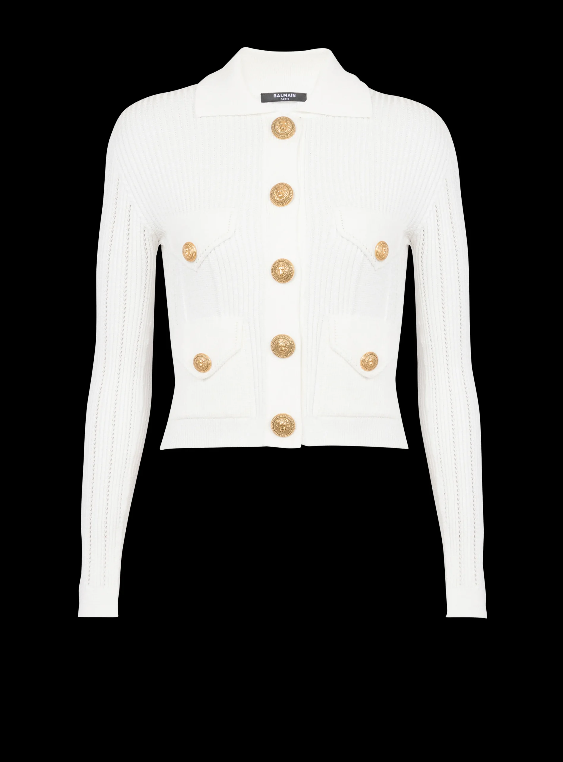 Buttoned Knit Cardigan-Balmain Online