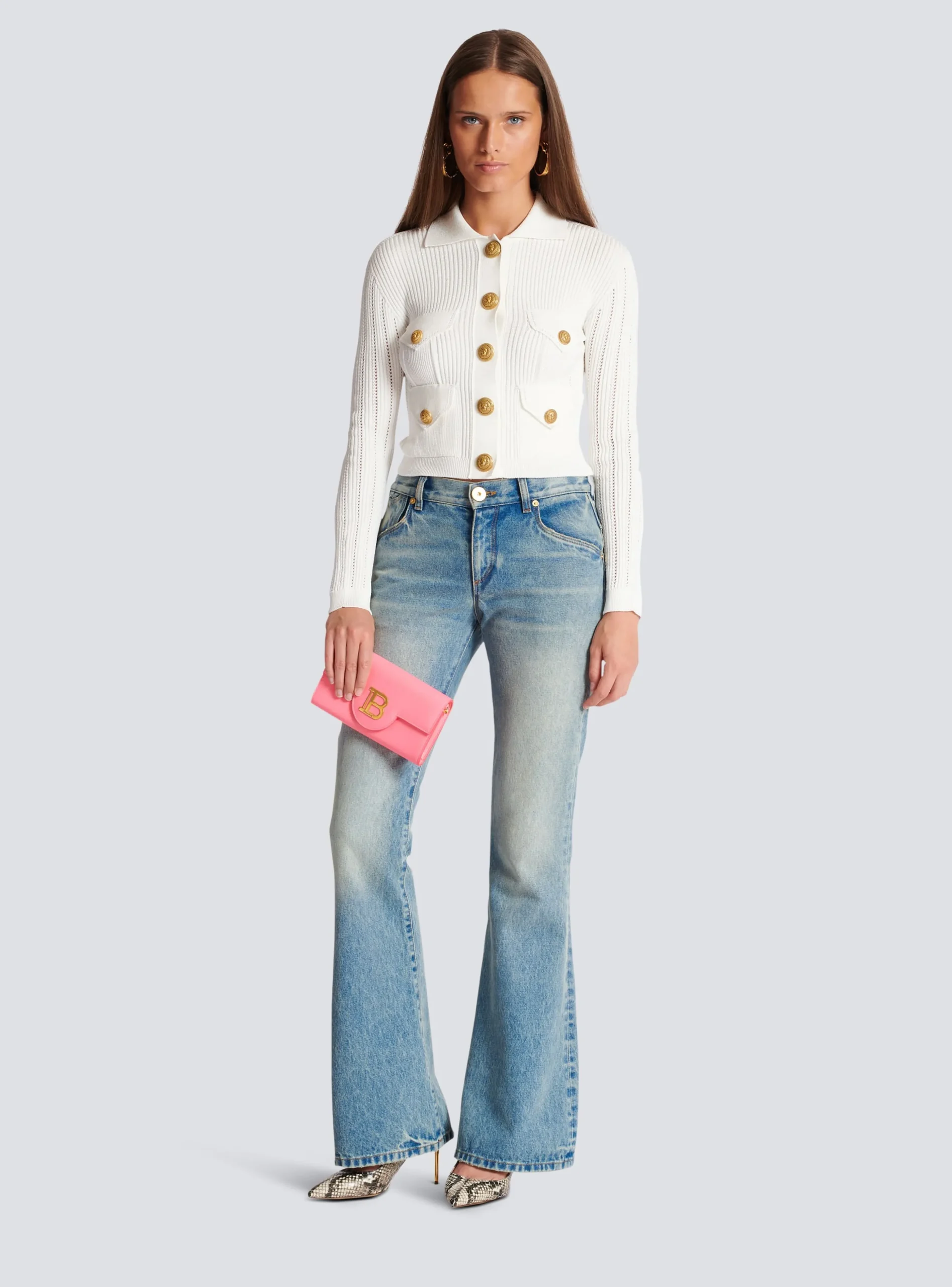 Buttoned Knit Cardigan-Balmain Online
