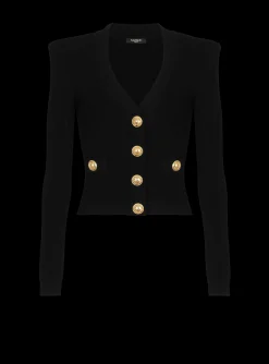 Buttoned Knit Cardigan-Balmain Best Sale