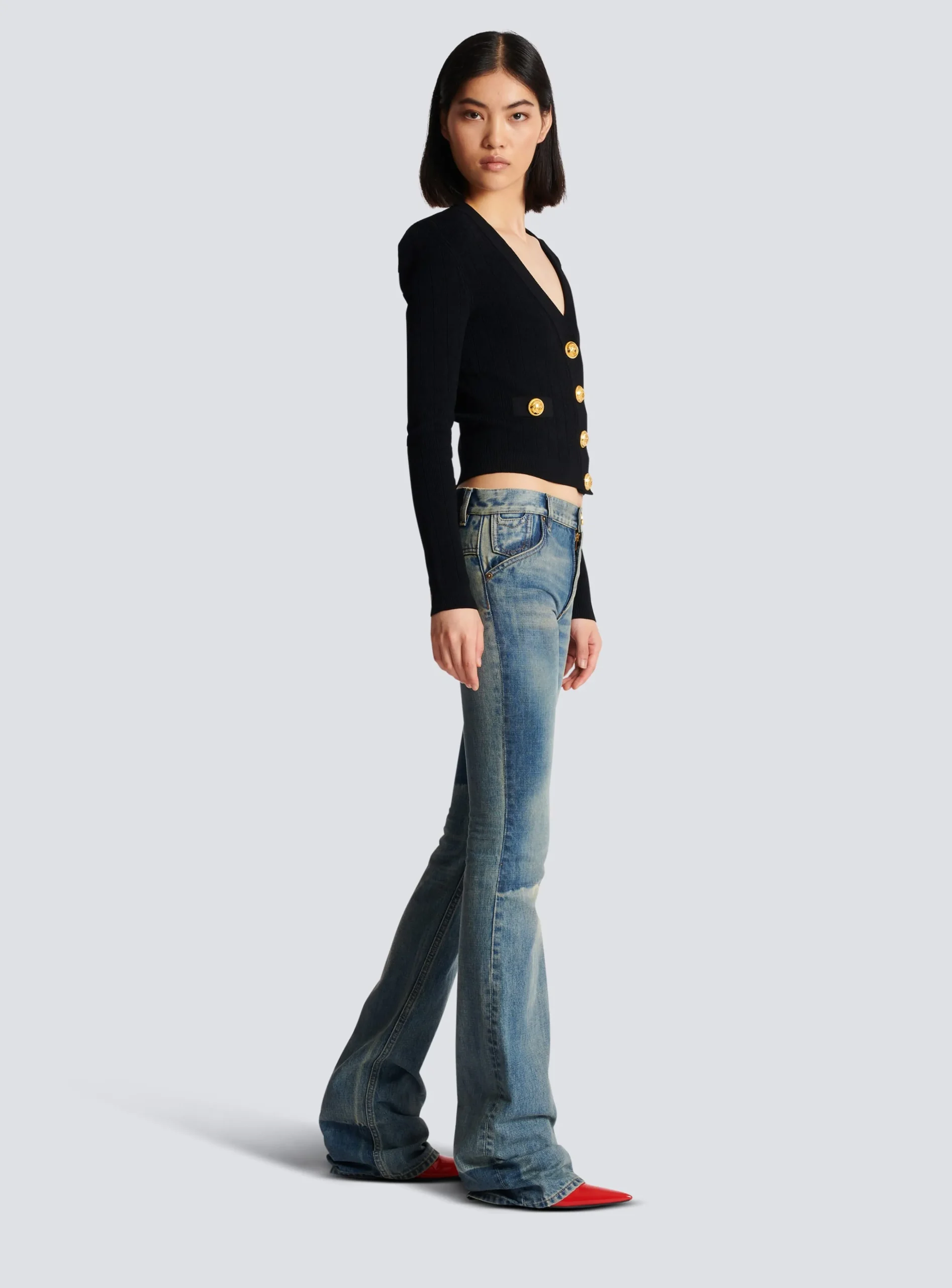 Buttoned Knit Cardigan-Balmain Best Sale