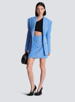 Buttoned Tulip Skirt-Balmain Discount