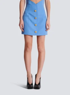 Buttoned Tulip Skirt-Balmain Discount