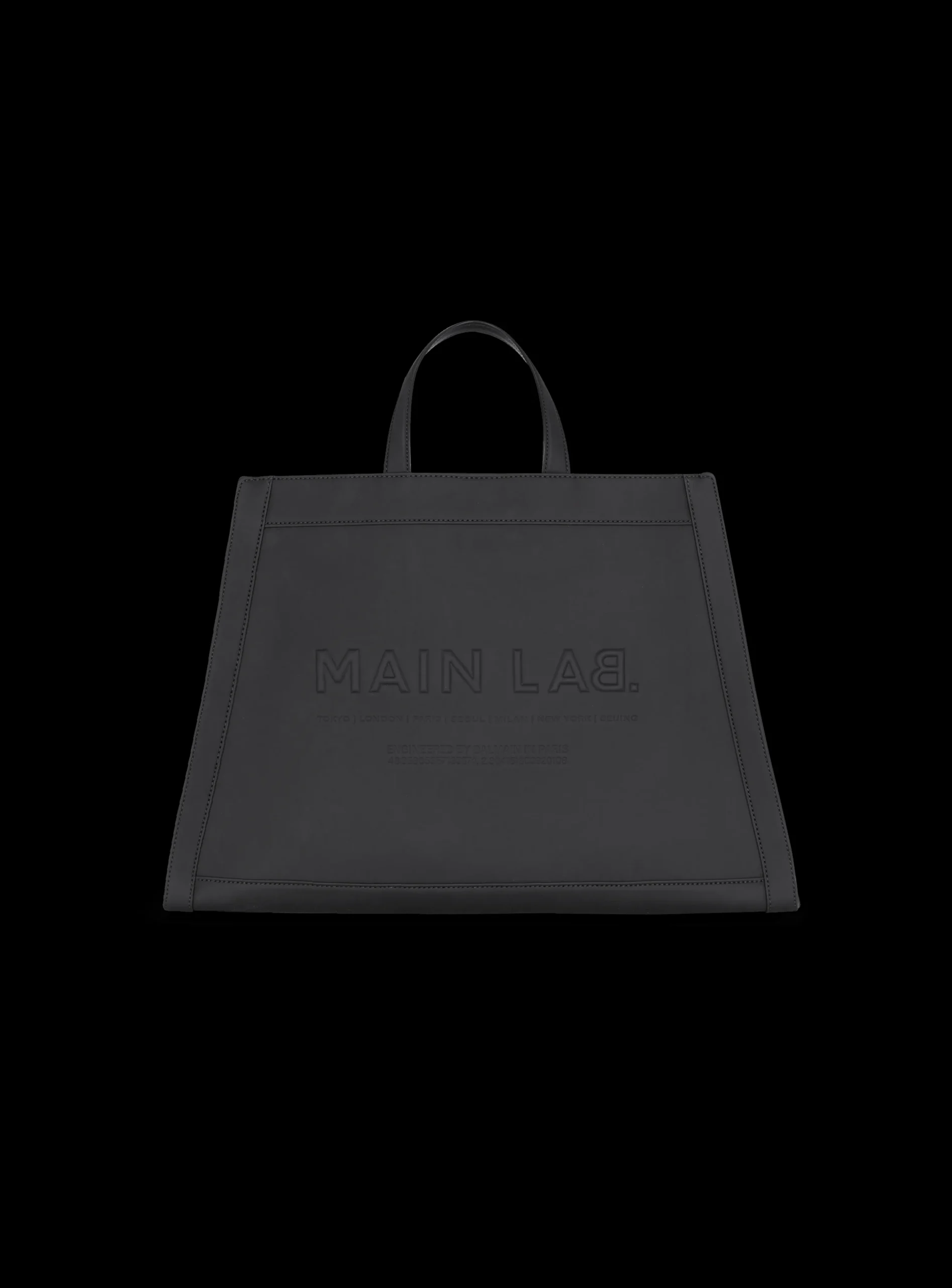 By Olivier Rubber-effect Leather Tote Bag-Balmain Clearance