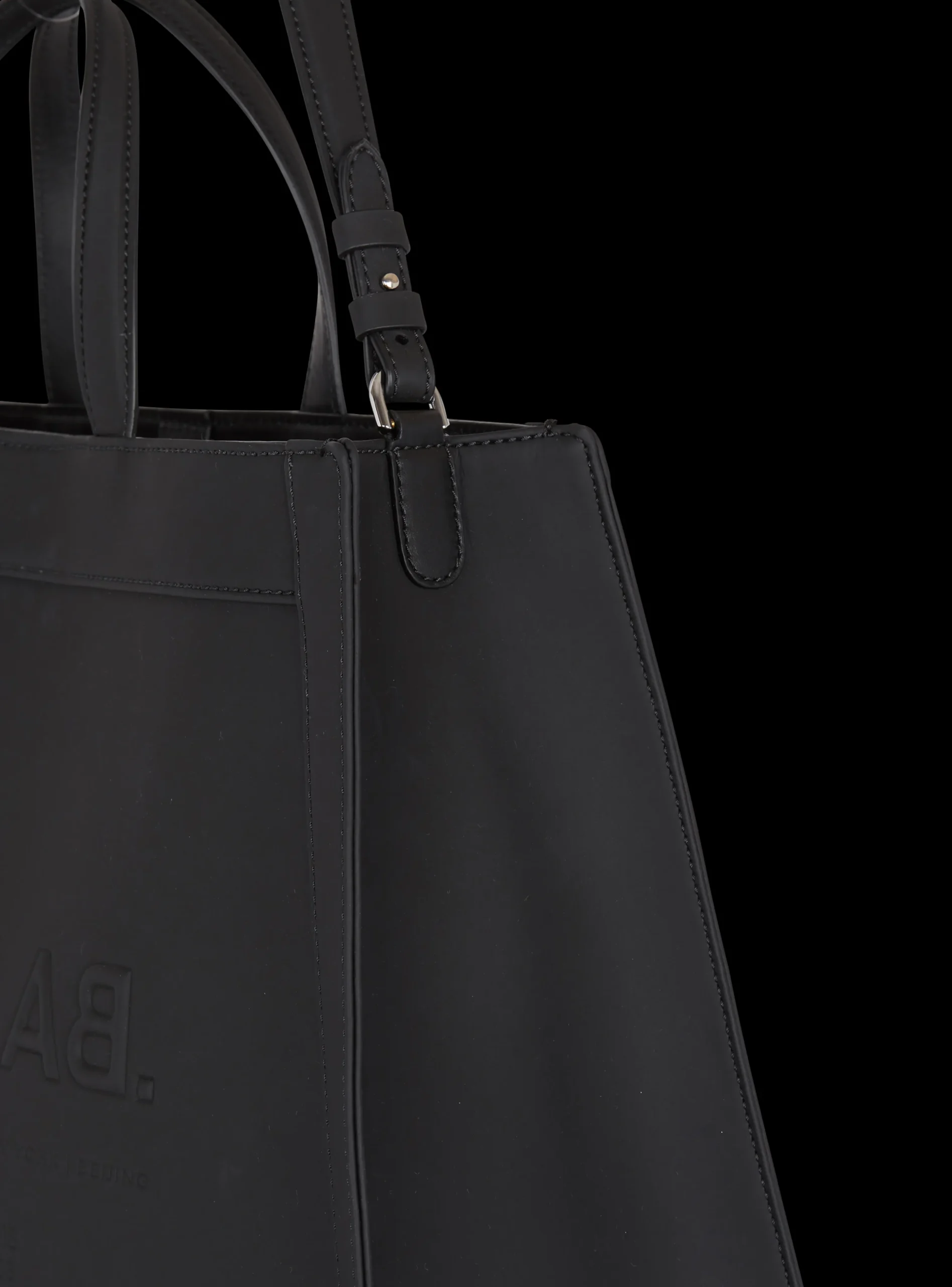 By Olivier Rubber-effect Leather Tote Bag-Balmain Clearance