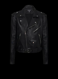 Calfskin Biker Jacket-Balmain Best