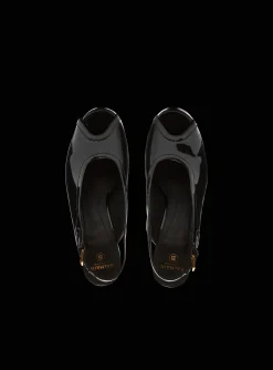 Cam Sandals In Patent Leather-Balmain Cheap