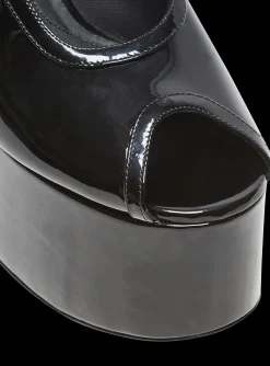 Cam Sandals In Patent Leather-Balmain Cheap
