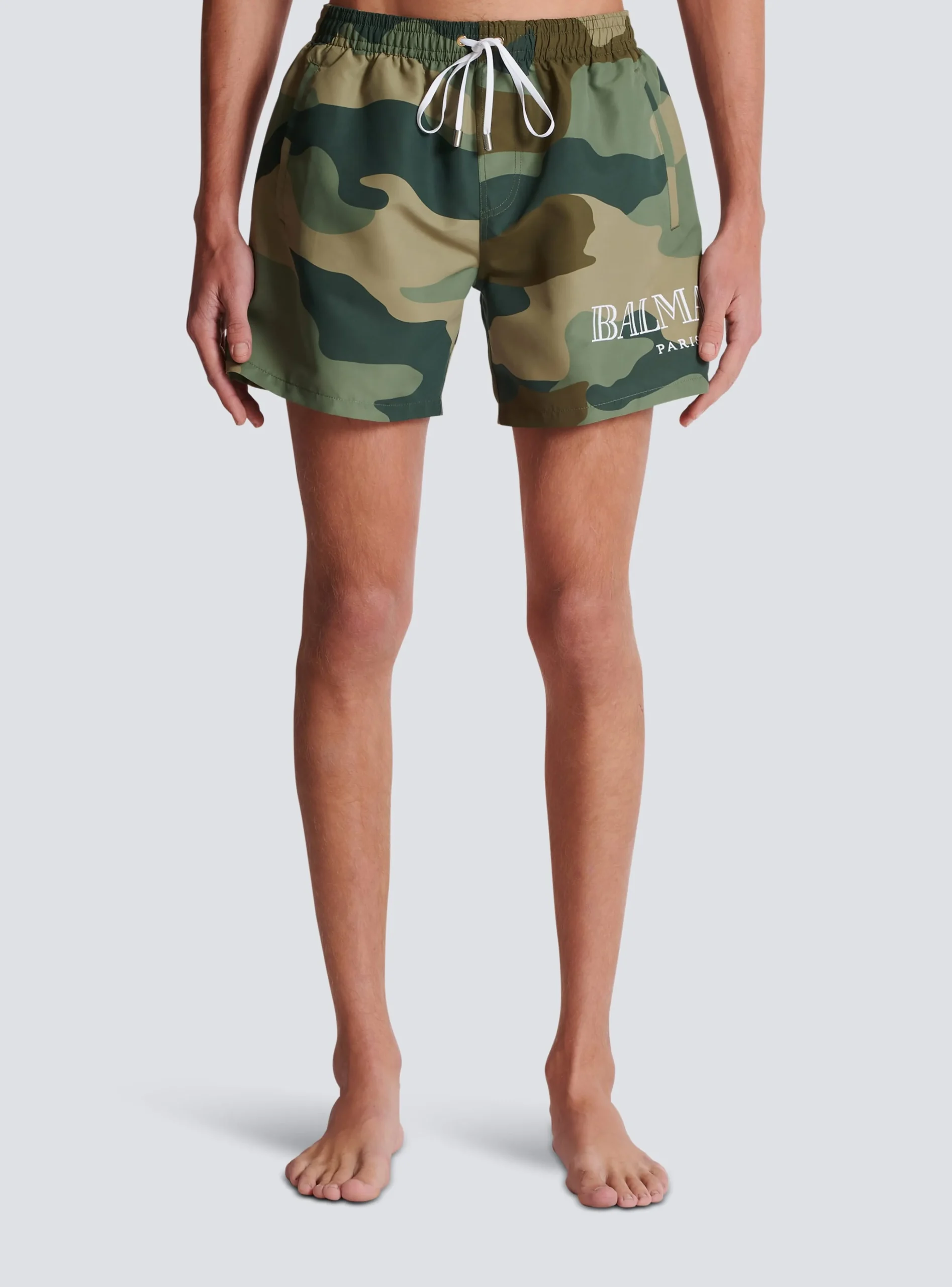 Camouflage Swim Shorts-Balmain Discount
