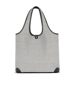 Canvas And Leather B-army Grocery Bag-Balmain Clearance