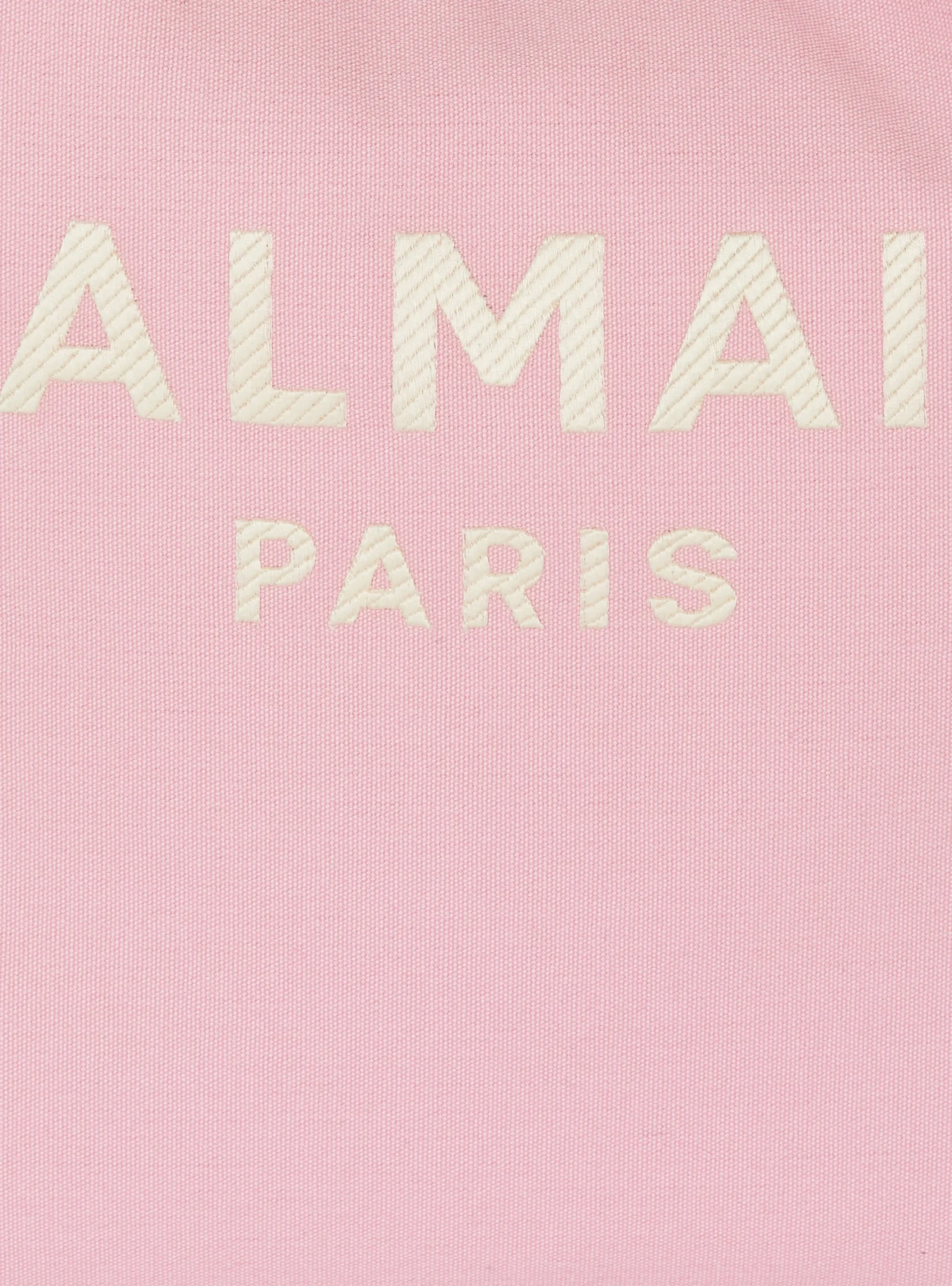 Canvas And Leather B-army Grocery Bag-Balmain Sale