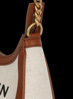 Canvas B-Army Handbag With Leather Panels-Balmain Store