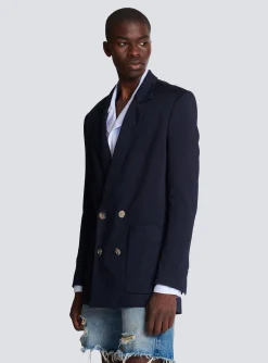 Casual Mini Monogram Blazer-Balmain Fashion