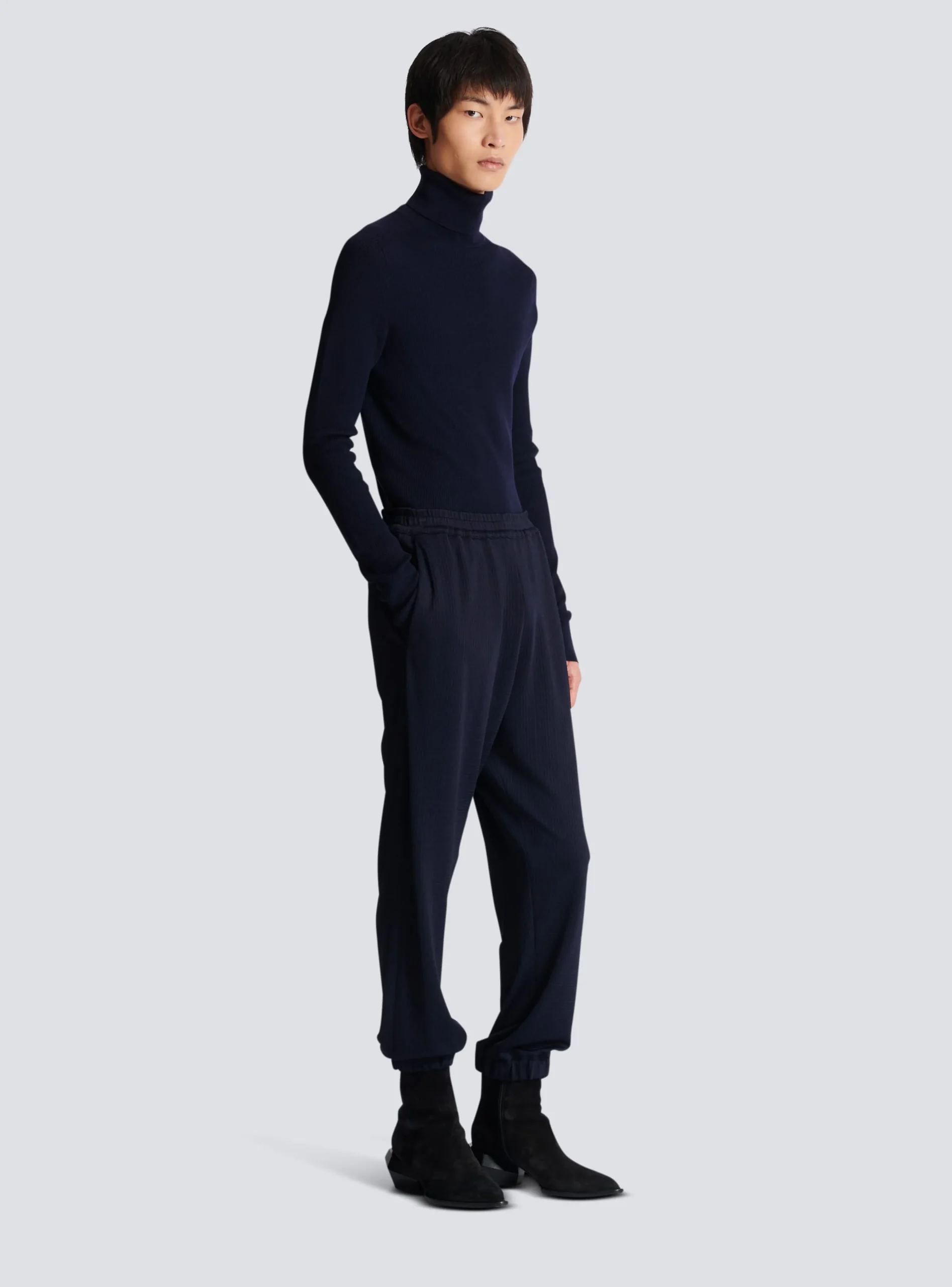 Casual Mini Monogram Trousers-Balmain Cheap